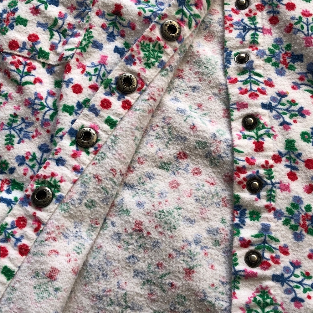 Floral Print Women's Robe - Picture 6 of 7